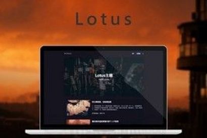 WordPress主题Lotus1.1 暗黑极客自媒体主题